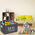 Load image into Gallery viewer, Dog Toy Organizer Storage with Handle for Clothing Blankets Pet Items
