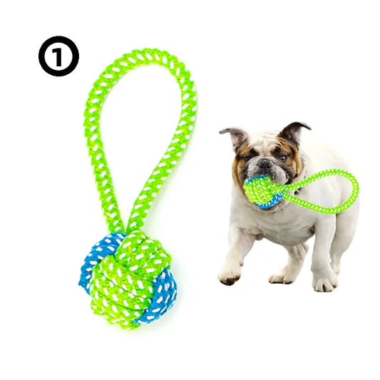 Newest Long Rope Good Teething Pet Toys ( Set of 3.)