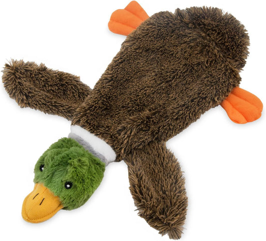 Best 2-in-1 Stuffless Squeaky Duck Toy With Soft, Durable Fabric For Small, Medium, And Large Dogs