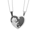 Load image into Gallery viewer, Hot Hug Love Cat Pairing Couple Necklace Fashion Stainless Steel For Men Women Best Friend Jewelry Gift
