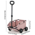 Load image into Gallery viewer, Foldable Small Pet Stroller 4 Wheels for Traveling Dogs Cats  Ideal for Small Pets Outings
