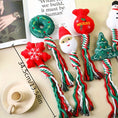 Load image into Gallery viewer, 3pcs Christmas Cotton Rope Pet Plush Toys
