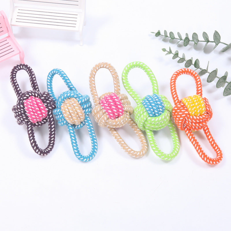 Interactive Cotton Rope Mini Dog Toys Ball For Dogs Accessories Toothbrush Chew Puppy Toy For Large Small Dogs