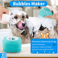 Load image into Gallery viewer, 3-piece Set Dog Bath Brush Shampoo Brush Massage Brush With Adjustable
