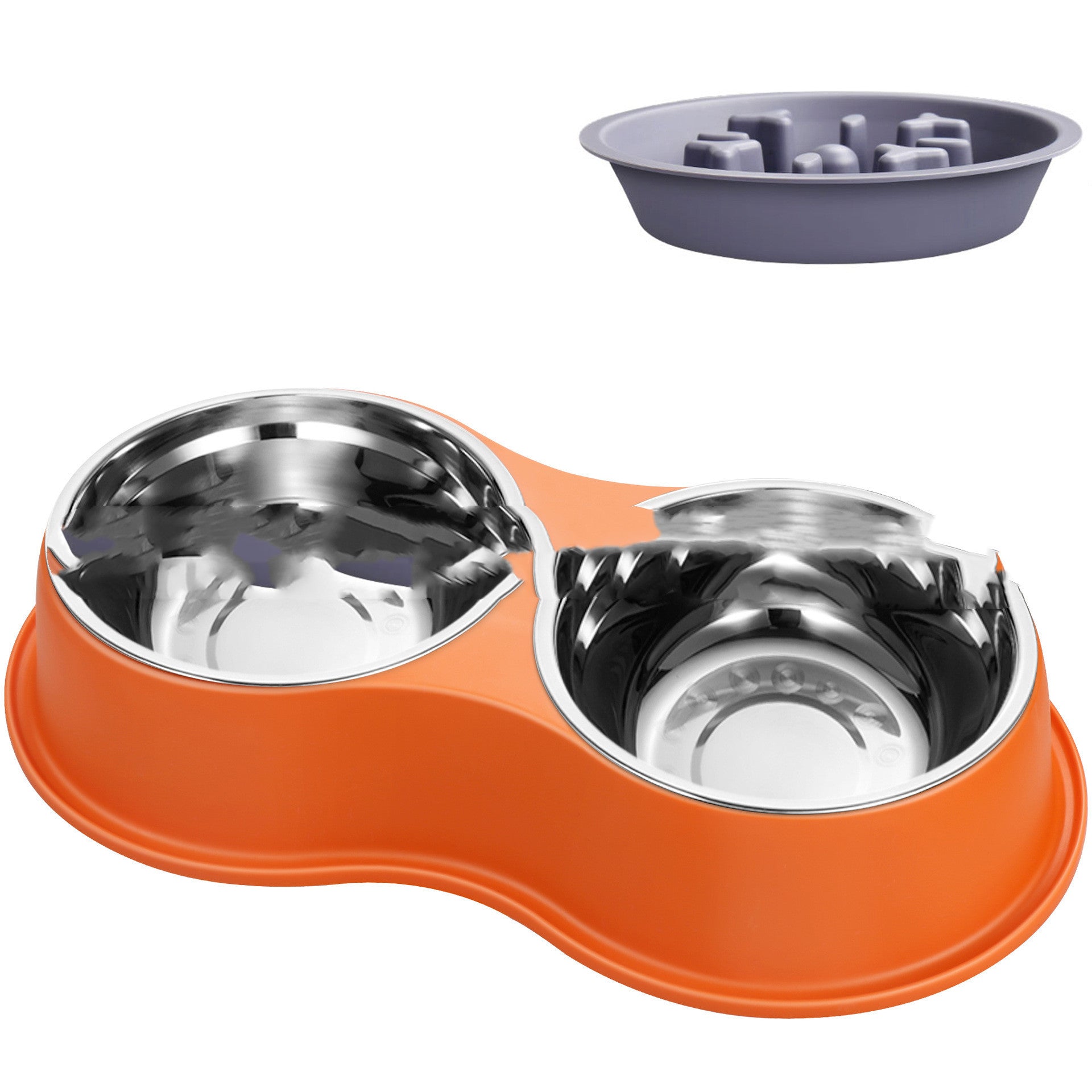 Pet Slow Feeding Removable Bowls