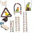 Load image into Gallery viewer, Parrot Bird With Toy Supplies Swing Ring Aerial Ladder Climbing Ladder
