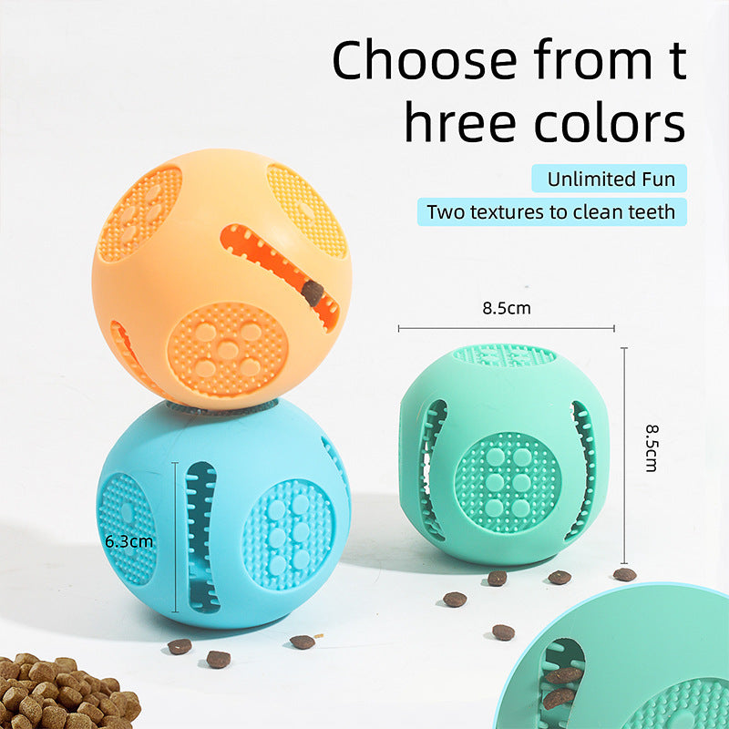 Dog Food Leakage Silicone Ball Toys