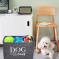 Load image into Gallery viewer, Dog Toy Organizer Storage with Handle for Clothing Blankets Pet Items
