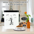 Load image into Gallery viewer, Dog Food Storage container With Spoon Sealed Pet Food Storage Pet Feed Barrel
