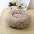 Load image into Gallery viewer, Donut Dog Bed Warm Soft Long Plush Bed For Small Large Dog Washable Sofa Cushion
