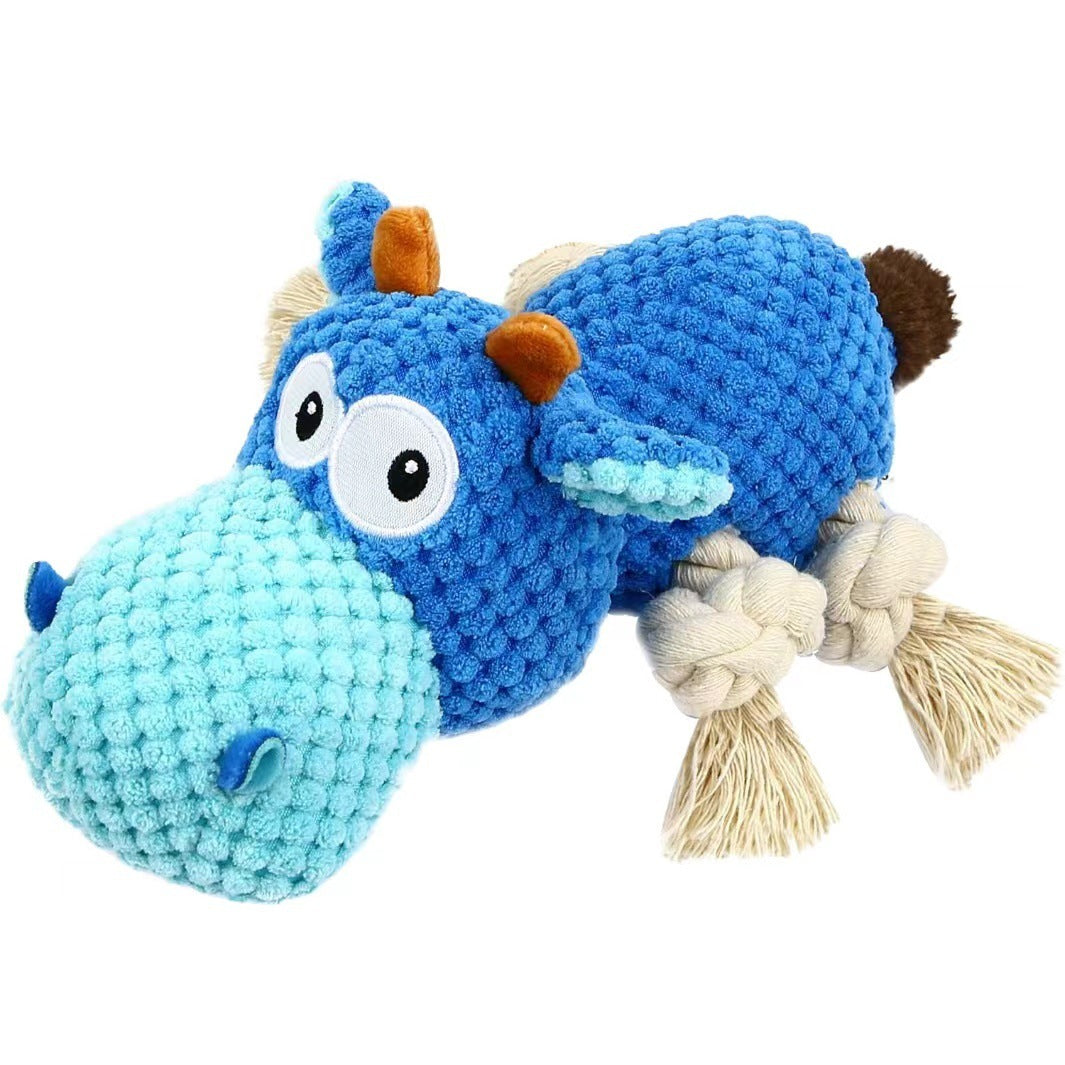 Dog Hippo Toys For Aggressive Chewers  Squeaky Toys