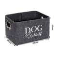 Load image into Gallery viewer, Dog Toy Organizer Storage with Handle for Clothing Blankets Pet Items
