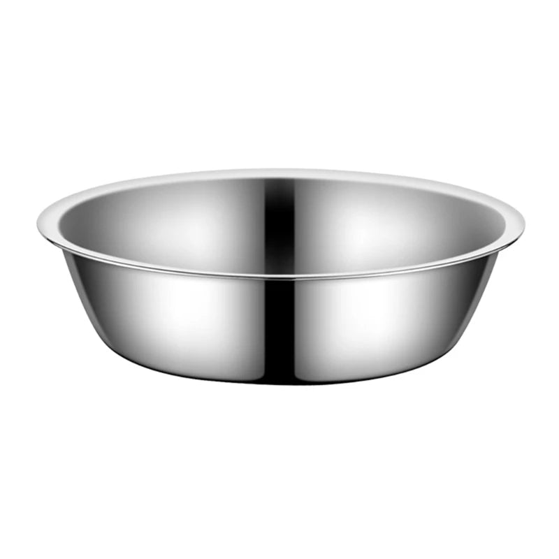 Large Capacity Stainless Steel Dog Bowls Metal Bowl for Pet Sturdy and Durable Thick Smooth Metal Food and Water Dishes