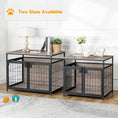 Load image into Gallery viewer, Dog Crate Furniture, 25.1 Inches Wooden Dog Crate, Dog Kennels Indoor with 3 Doors, Decorative Pet House End Table
