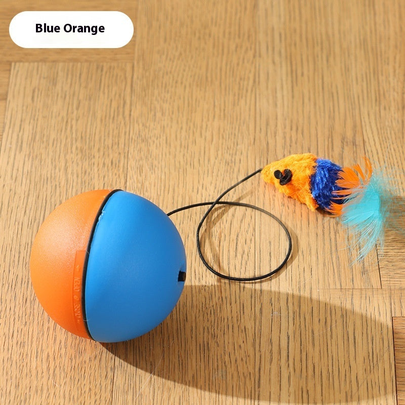 Automatic Intelligent Rolling Ball Mouse Teaser Cat Toys