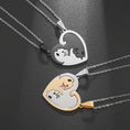 Load image into Gallery viewer, Hot Hug Love Cat Pairing Couple Necklace Fashion Stainless Steel For Men Women Best Friend Jewelry Gift
