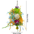 Load image into Gallery viewer, 3pcs Bird Toy Parrot Gnawing Supplies Utensils Brushed Rattan Ball Grass Wooden Toys
