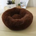 Load image into Gallery viewer, Donut Dog Bed Warm Soft Long Plush Bed For Small Large Dog Washable Sofa Cushion
