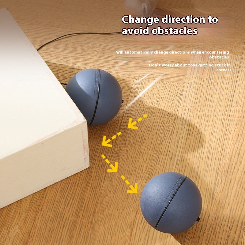 Automatic Intelligent Rolling Ball Mouse Teaser Cat Toys