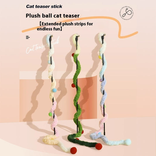 Self-Hi Relief Plush Cat Teaser Cat Toy