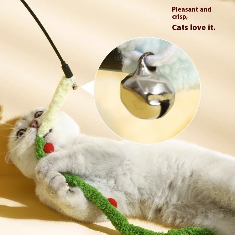 Self-Hi Relief Plush Cat Teaser Cat Toy