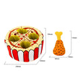 Load image into Gallery viewer, Plush Food Leakage Puzzle Simulation Chicken Leg Interactive Sound Dog Toy
