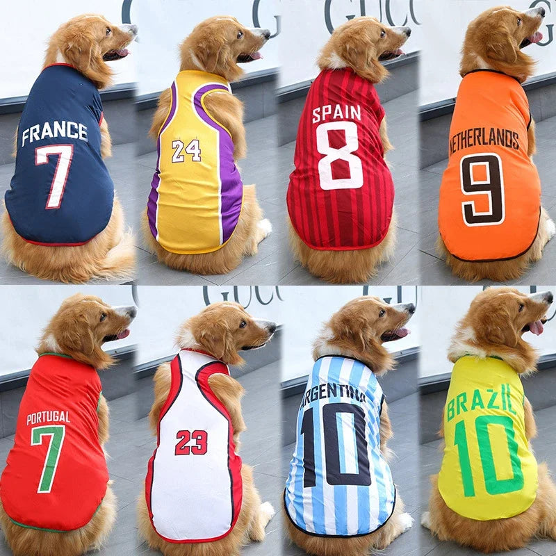 Dog Sport Jersey Pet Clothes for Summer Apparel