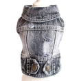 Load image into Gallery viewer, Denim Dog Clothes for Pitbull Dachshund Fashion Dog Jean Jacket
