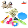 Load image into Gallery viewer, Pet Dog Cotton Rope Bite Resistant Plush Teeth Cleaning Toy Sets
