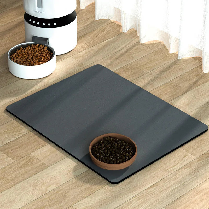 Pet Placemat No Stains Quick Dry Absorbent Dog Food bowl Mat Cat Feed Mat Cat Pads