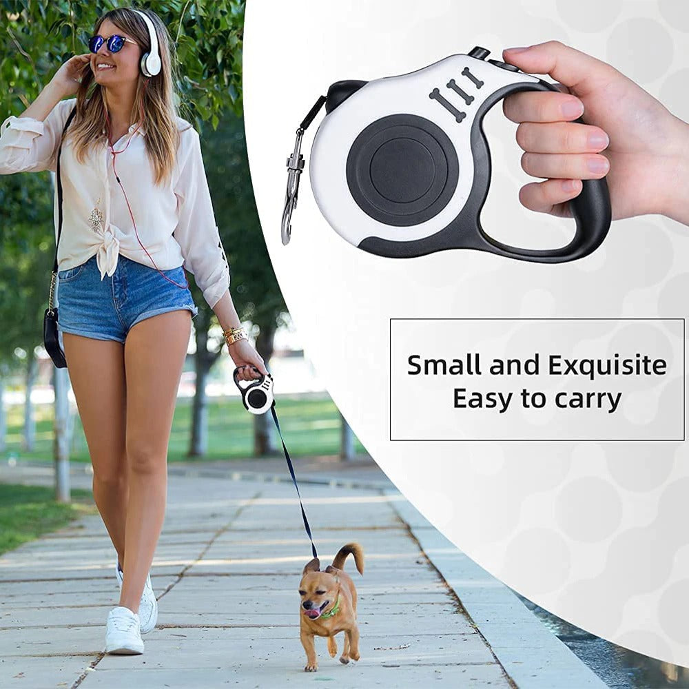 3m And 5m Durable Dog Leash Automatic Retractable Extension Puppy Walking Running Lead Roulette For Dogs