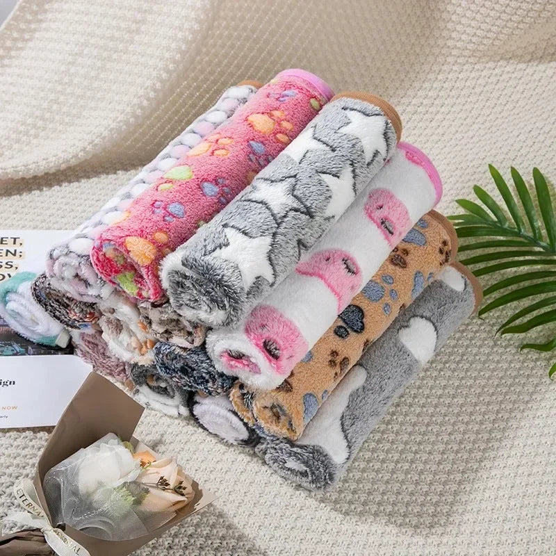 Winter Pet Sleeping Blanket Soft Fluffy Dog Blanket Warm Breathable Cat Cover Blanket Comfortable Sleeping