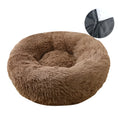 Load image into Gallery viewer, Donut Dog Bed Warm Soft Long Plush Bed For Small Large Dog Washable Sofa Cushion
