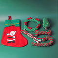 Load image into Gallery viewer, Christmas Pet Cotton Rope Candy Cane Toy Sets
