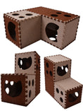 Load image into Gallery viewer, Double Layer Cat Tunnel Foldable Cat Scratcher Board For Casual Comfort  House Toys
