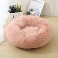 Load image into Gallery viewer, Donut Dog Bed Warm Soft Long Plush Bed For Small Large Dog Washable Sofa Cushion
