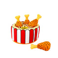 Load image into Gallery viewer, Plush Food Leakage Puzzle Simulation Chicken Leg Interactive Sound Dog Toy
