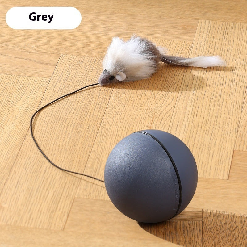 Automatic Intelligent Rolling Ball Mouse Teaser Cat Toys