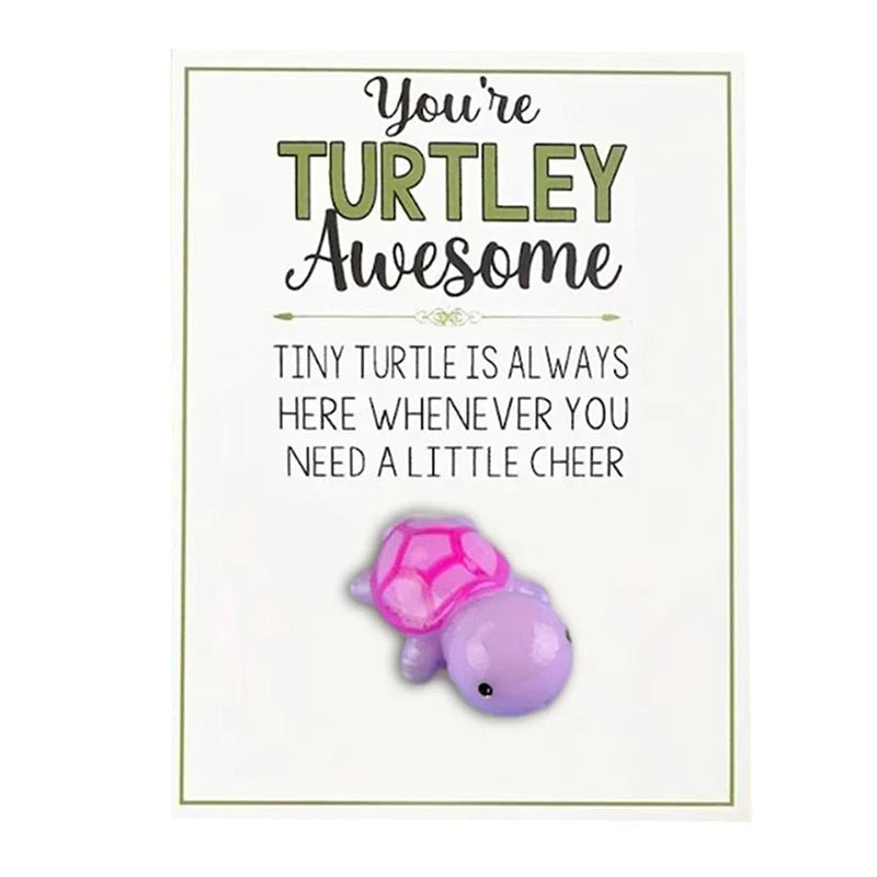 Hug Turtles Emotional Support Ornament Greeting Card Gift