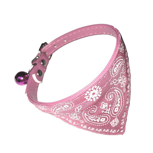 Pet Bell Triangular Binder Collar Dog Saliva Towel Scarf For Small Dogs Pet Decorations