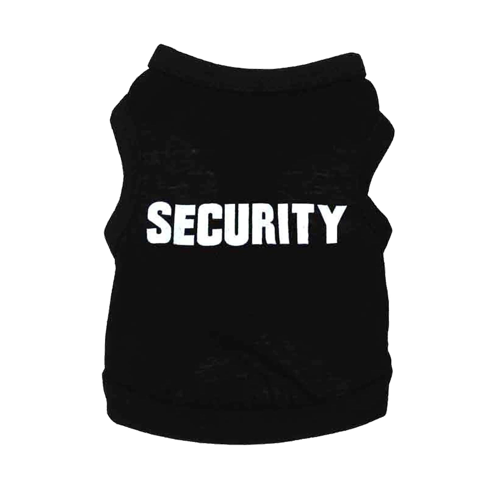 Police Suit Cosplay Dog Clothes Black Elastic Vest Coats