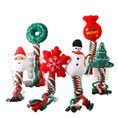 Load image into Gallery viewer, 3pcs Christmas Cotton Rope Pet Plush Toys
