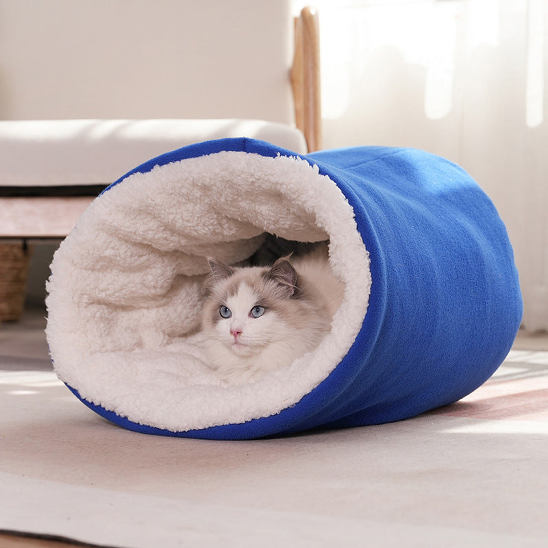 Cat Nest Winter Warm Semi-enclosed Bed