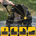 Load image into Gallery viewer, 3 in 1 Folding Dog Stroller, 4 Wheels Dog/Cat Puppy Stroller w/Removable Travel Carrier for Small/Medium Pet
