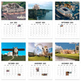 Load image into Gallery viewer, Urban Cat 2025 Wall Calendar 12 Months Hanging Calendar for Home Office Schedule Paper Year Planning Notes
