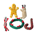 Load image into Gallery viewer, Christmas Pet Cotton Rope Candy Cane Toy Sets
