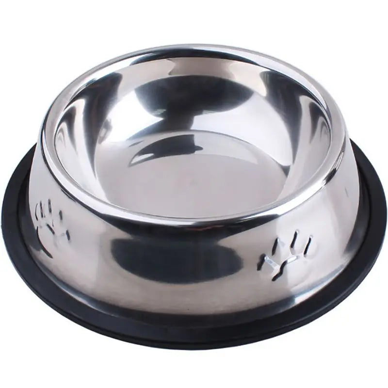 6 Size Stainless Steel Bowls Water, Food For Dogs and Cats