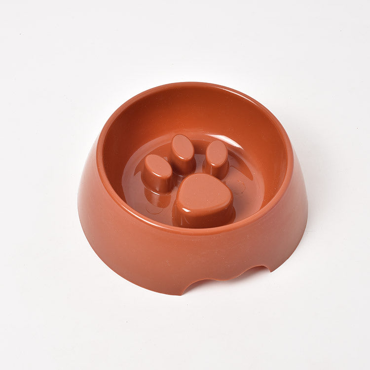 Pet Supplies Dog Anti-Choke Bowl Slow Food Basin Thickened Plastic