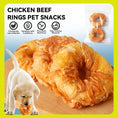 Load image into Gallery viewer, Dog Snacks Chicken Meat Skin Ring Double Pack Clean Teeth Pet Training rewards Food
